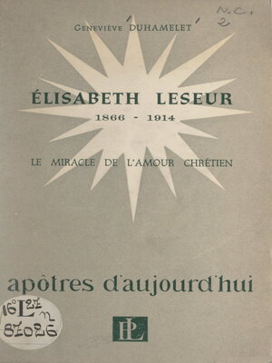 cover image of Élisabeth Leseur, 1866-1914